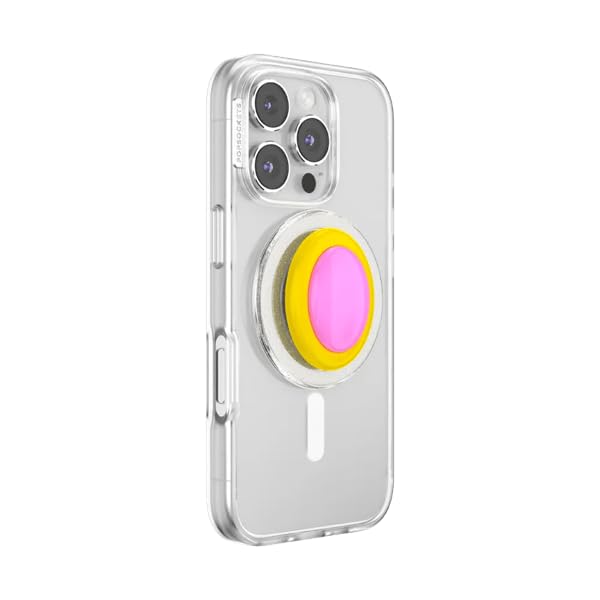 PopSockets Agarre para teléfono MagSafe, Soporte magnético, Color Rosa