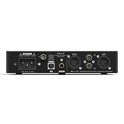 S.M.S.L SU-9 MQA Décodeur complet ES9038PRO DAC XMOS DSD512 PCM768 kHz/32 bits Bluetooth 5.0 UAT APTX-HD USB, décodeur équilibré.