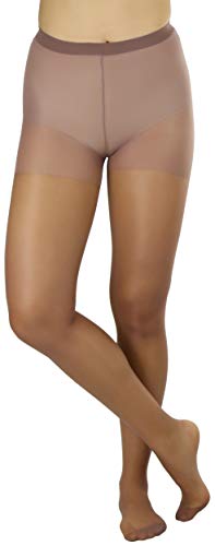 Image of ToBeInStyle Women's Control Top Sheer Footed Pantyhose Hosiery Tights Stockings