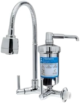Torneira Filtro Parede Base de Abs Cano Gourmet