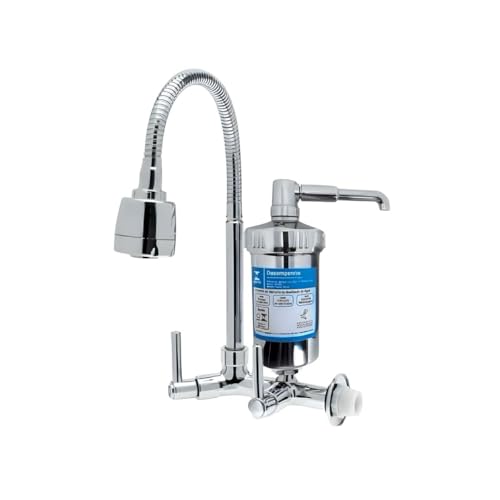 Torneira Filtro Parede Base de Abs Cano Gourmet