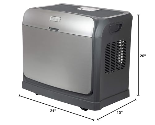 AIRCARE Digital Whole-House Console-Style Evaporative Humidifier for coverage up to 3,000 sq. ft. (Matte Grey)