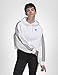 adidas Originals Women's Cropped Hooded Sweatshirt, White, X-Small