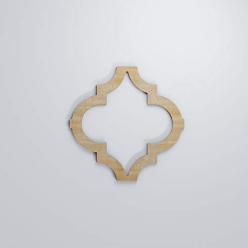 Image of Ekena Millwork 7 3 /8 inchW X 7 3 /8 inchH Extra Small Marrakesh Decorative Fretwork Wood Wall Panels, Birch