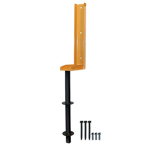 The Fix-A-Fence 8-1/2 in. x 3 in. x 36 in. 11 lb. Heavy Duty Powder Coated Metal Fence Post Repair Bracket