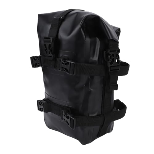 Bolsa impermeable de malla de PVC de 8L para marco de moto con hebillas de leva de alta resistencia