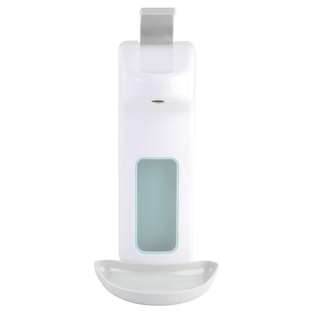 Alipis 1pezzi Dosatore di Sapone da Parete Capacità Liquida Dispenser Manuale Contenitore Sospeso in Acciaio Inox Abs per Uso Bagno Cucina Ufficio Hotel Scuola Ospedale Ristorante