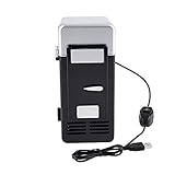 Mini Fridge, MAGT LED Mini Portable USB Refrigerator Cooler And Warmer To Keep Cola Coffee In Car...