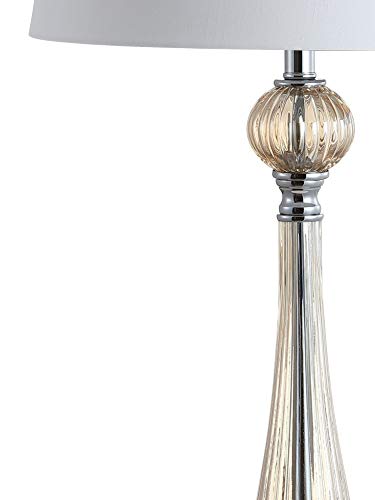 Lámpara de Mesa de Noche de Vidrio Champagne 32.5 pulgadas Juego 2 miniatura 5