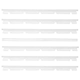 KingBra Vacuum Cleaner Accessories Replacement 6pcs Roller Brush Strips + 1pcs Protective Strips Cleaner Compatible with Neato XV Series XV-11 XV-12 XV-14 XV-15 XV-2 (7pcs per Pack,Transparent)