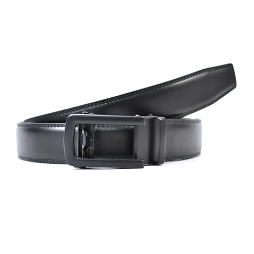 Image of WildHorn Men's Genuine Leather Belt for Men| Premium Auto-Lock Buckle | Adjustable up to 48 inch | Formal & Casual Wear | Micro-Adjust Fit | Stylish Gift Box Included