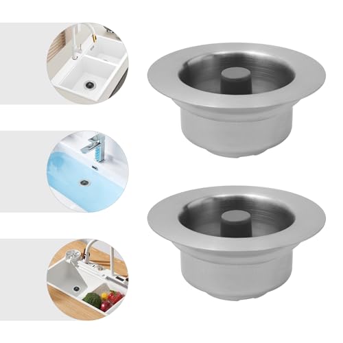 2PCS Coladores para Fregadero de Cocina 4.25" Acero Inoxidable miniatura 3