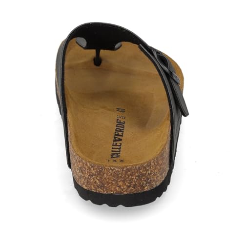 Sandales Valleverde Noir VG9930 en Cuir Haut de Gamme
