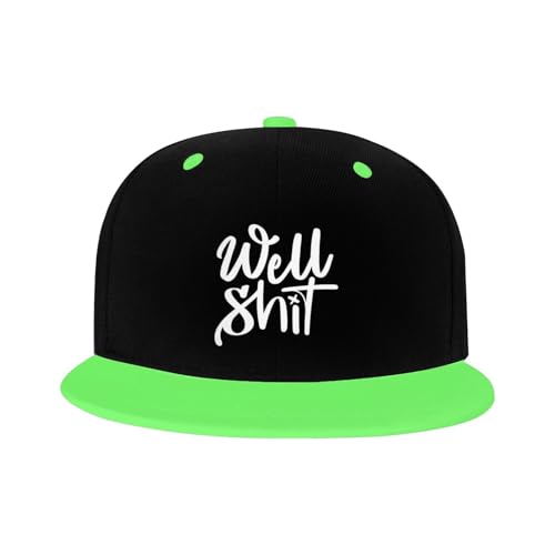 Funny Sarcastic Well Shit Toddler Hat Sun Protection Baby Boy Kids Baseball Cap