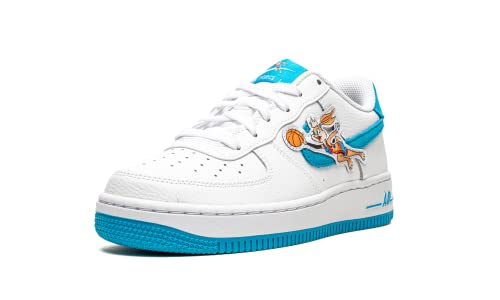 Nike Kids Boys Air Force 1 gs Dm3353 Sneakers, White/Light Blue Fury-white, 6.5 Big Kid4