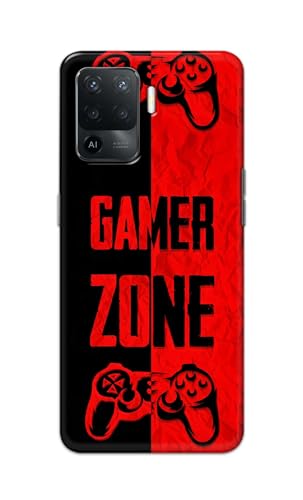 Image of Printed Hard Back Cover Case for Oppo A94 Back Cover (Gamer Zone) -1111