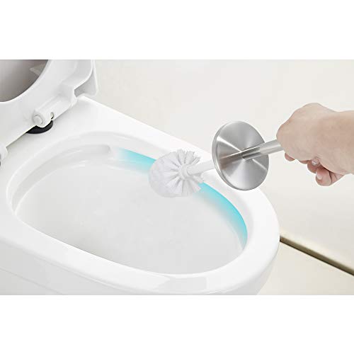 Hoomtaook toiletborstel toiletborstel toiletborstelhouder set toiletborstelhouder met spatbescherming, toiletborstel met… - Image 5