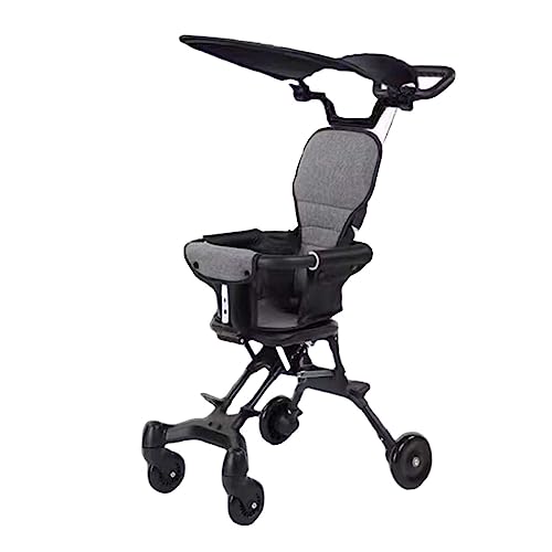 Poussette pliable DuskHaven parfaite pour le camping et les sorties nature