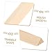 CIYODO 10pcs Wooden Window Trim Molding Strips Diy Screen Decoration for Curtains Photo Props Triangle Pine Wood Easy to Assemble Paint