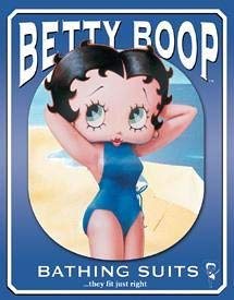 EpochSign Betty Boop Bathing Suits Swimsuit Tin Sign Metal Tin Sign 8x12 inches