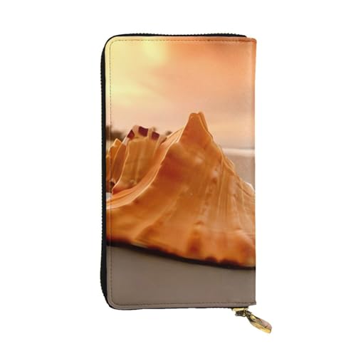 Portefeuille long portable et étanche avec fermeture sécurisée noir