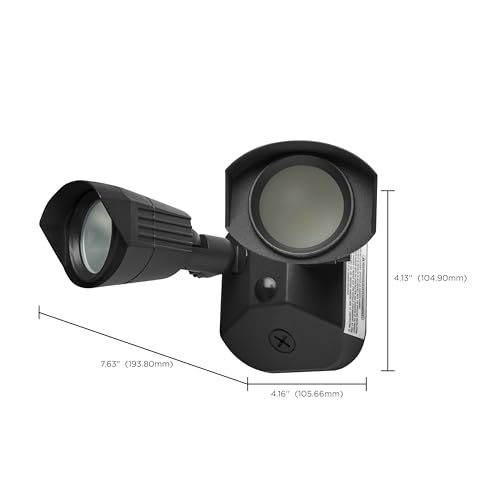 Image of Nuvo 65 /220 LED Dual-Head Security Light, 4000K, Black