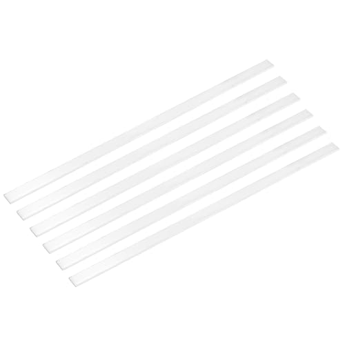 Image of MECCANIXITY 6 Pcs Square Aluminum Flat Bar, 1 /8 inch (4mm) Thick x 25 /32 inch (20mm) Width x 16 inch (406.4mm) Long 6061 Aluminum Flat Plate Solid New Mill Stock Silver for Industrial Building