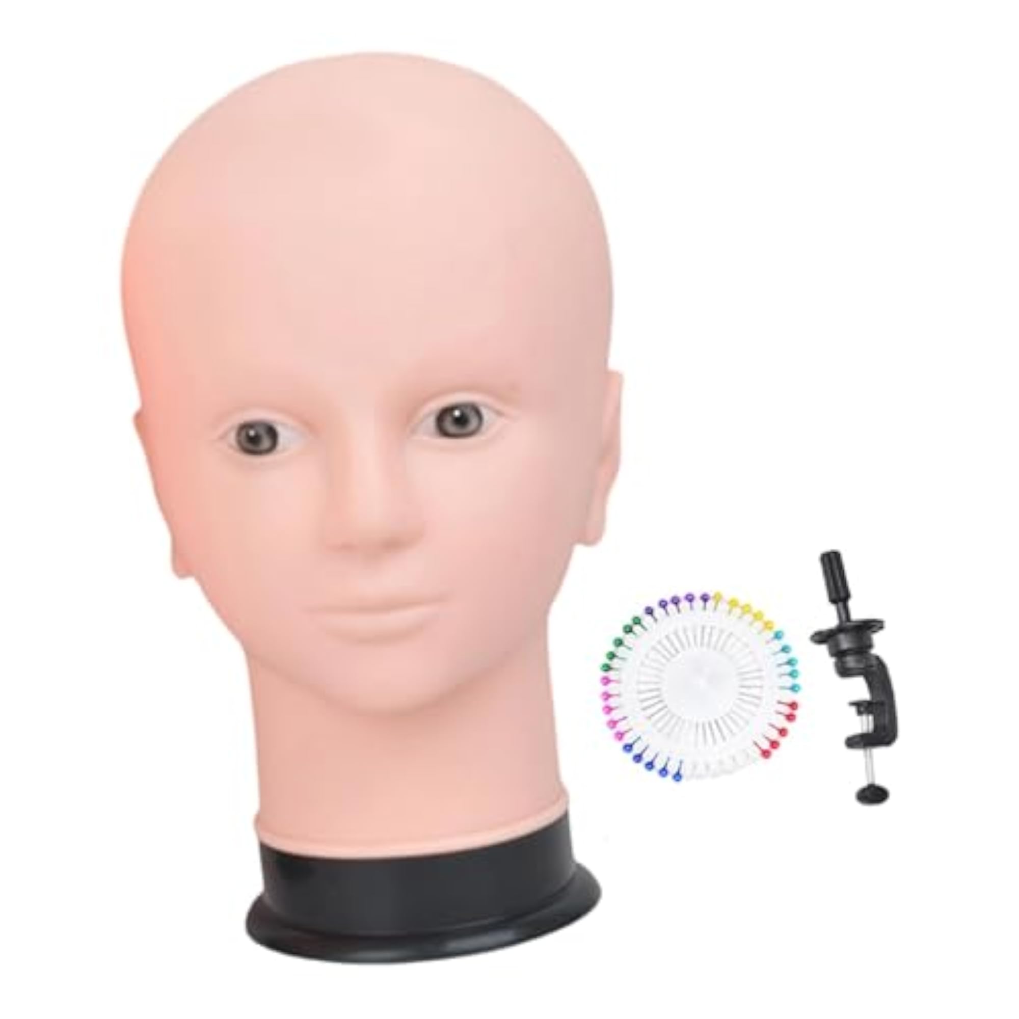 Realistic Bald Mannequin Head for Wig Display