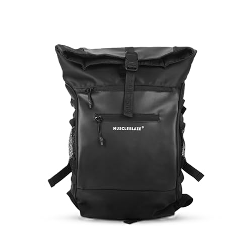 MuscleBlaze Pro Gym Backpack, (Black, 30L) | For Men and Women | ...