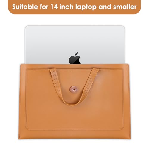 Leather Laptop Messenger Bag, Large Volume, Water Resistant, Anti Scratch4