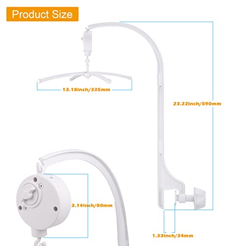 23 Pollici Supporto Giostrina Lettino, Supporto