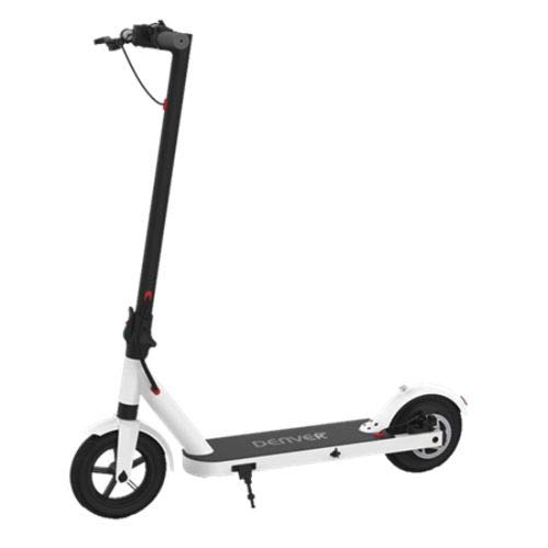 Denver SCO-85350 White Scooter Eléctrico de 8.5'' con Estructura de Aluminio, Motor 350 W, Blanco