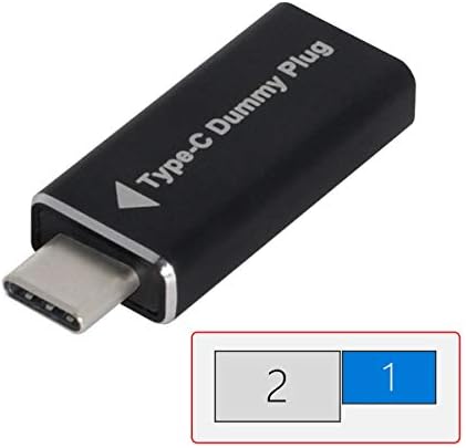 Cablecc CY Virtual Display Adapter USB-C Type-C DDC EDID Dummy Plug Headless Ghost Display Emulator 1920x1080p@60Hz