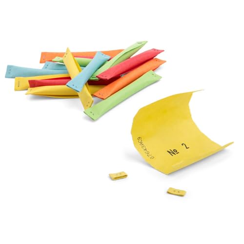 Lose Gewinnspiel Sicherheitslose vorgedruckt bunt Tombola Lose 50 Gewinne fortlaufend nummeriert 0 Nieten mit verschiedenen lustigen Sprüchen