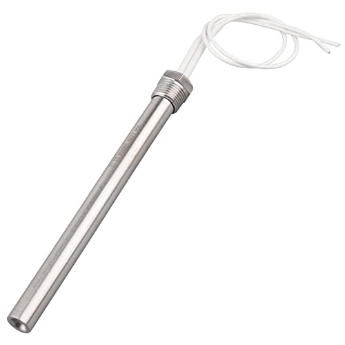 AIICIOO Patronenheizelement Edelstahl 1/2 Zoll DN15 21mm AC 220V 1000W Flansch