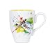 Big Sky Carvers Dragonfly Mug - Featuring Artwork by Oregon Watercolor Painter Dean Crouser - Glazed Stoneware with Pure White Background - Holds 16 Ounces