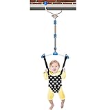 OUTING MAN Doorway Jumper Swing Bumper Jumper Exerciser Set with Door Clamp Adjustable Strap for Toddler Infant 6-24 Months