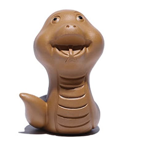 Animal de compagnie de thé en sable violet sculpté main décor de table - 2