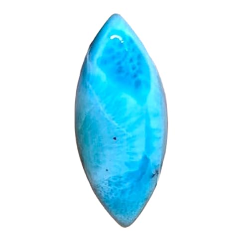 Gemme Larimar marquise de qualité supérieure pour collier haut de gamme