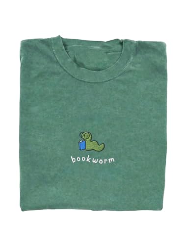 Image of RoseSeek Women's Cute Embroidered Tops Crew Neck Short Sleeve T Shirts