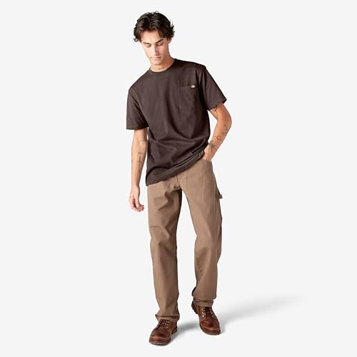 Image of Dickies Men's Heavyweight Heathered Short Sleeve Pocket T-Shirt