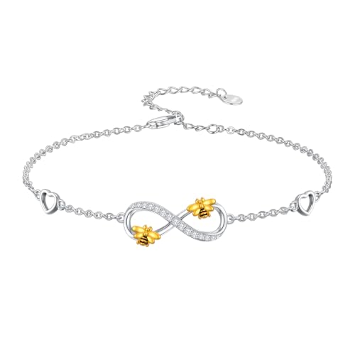 Image of 925 Sterling Silver Layered Ankle Bracelets for Women Jewelry Gifts | 925 Sterling Silver Layered Sea Turtles /Elephant /Wave Anklet Animal Bracelet Summer Ocean Beach Jewelry Gifts for Women