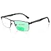 OCCI CHIARI Bifocal Reading Glasses for Men Blue Light Blocking Computer Readers 1.50 Small Frame 100 125 150 175 200 225 250 275 300 350 (Grey)
