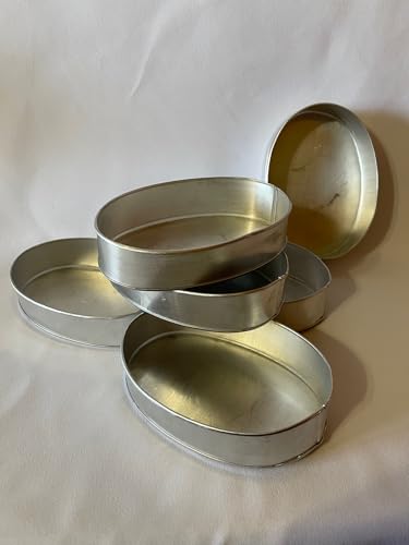 Llanera Aluminum Flan Mold 6 x 4 x 1.25 LxWxH (6-Pack)