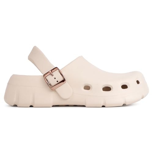 Image of CASSIEY Slip on Sandals Women Comfortable EVA Closed Toe Clogs