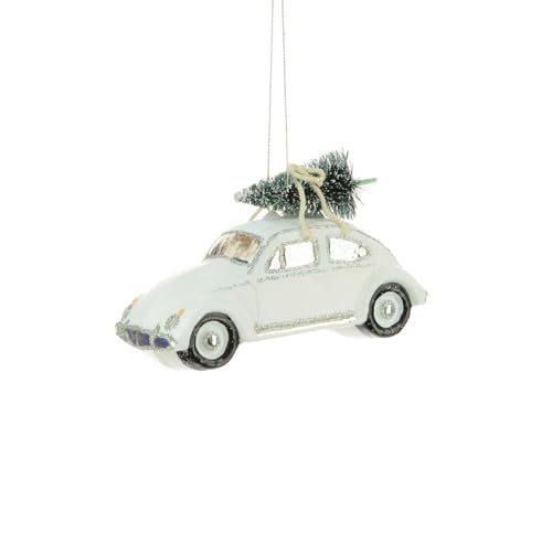 FloristryWarehouse Klassisches deutsches Käferauto mit Weihnachtsbaum...