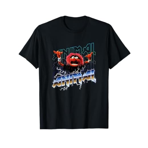Disney The Muppets Animal Rock Portrait Camiseta