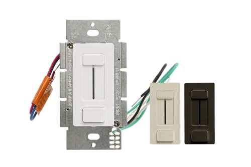 Schluter Liprotec-ECX LED Driver and Dimmer - Fits in a Standard Electrical Switch Box - Dimming Range 5% to 100%, 60 W - LTECX1W
