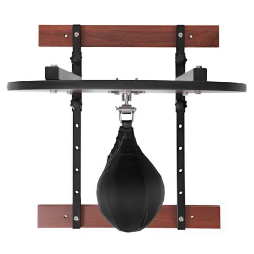 lxrnqcey Adjustable Speed Bag Platform, Heavy Duty Boxing Training Equipment, Wall Mount Professional Fitness Ball Boxing Reaction Training Kit for Boxing and Fitness Enthusiasts 23.62in
