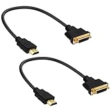 Adaptateur convertisseur HDMI vers DVI Plug and Play, léger et portable, avec soulagement de la charge moulé, durable et peut résister à plusieurs utilisations et distances. Il convertit les signaux HDMI et les signaux DVI entre eux, avec une vitesse de transmission rapide, ce qui le rend très approprié pour une utilisation dans la maison, le divertissement, le bureau et d'autres occasions pour profiter d'une expérience visuelle haute définition.